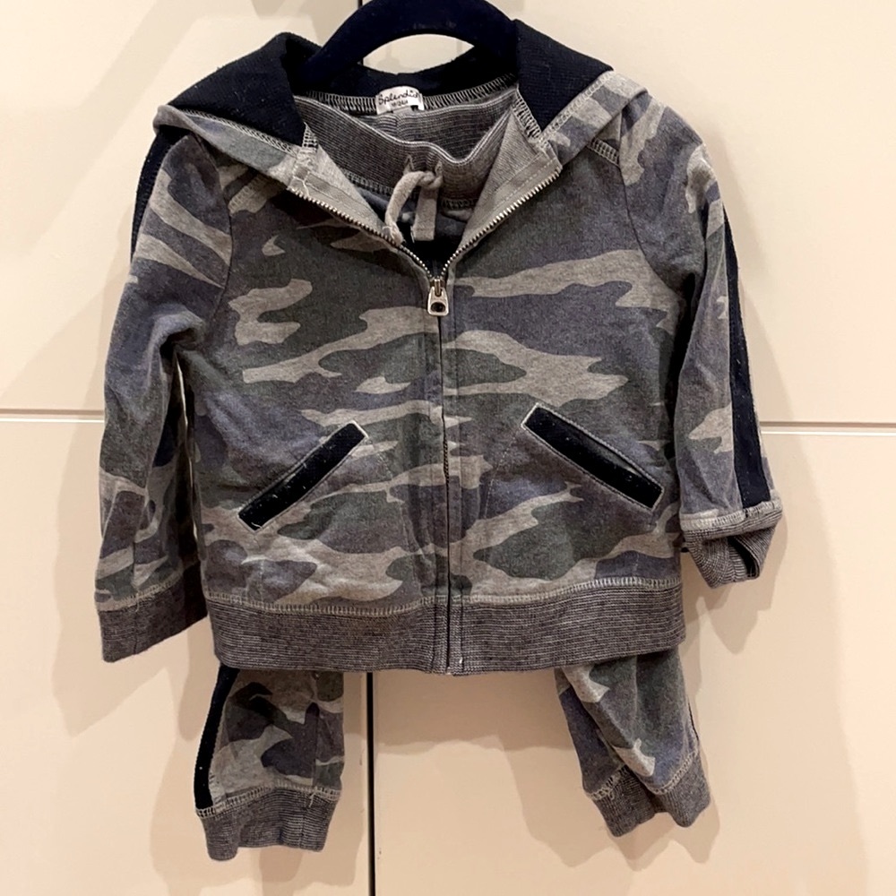 Toddler Boys Splendid Camo Jogger Set - 18/24M